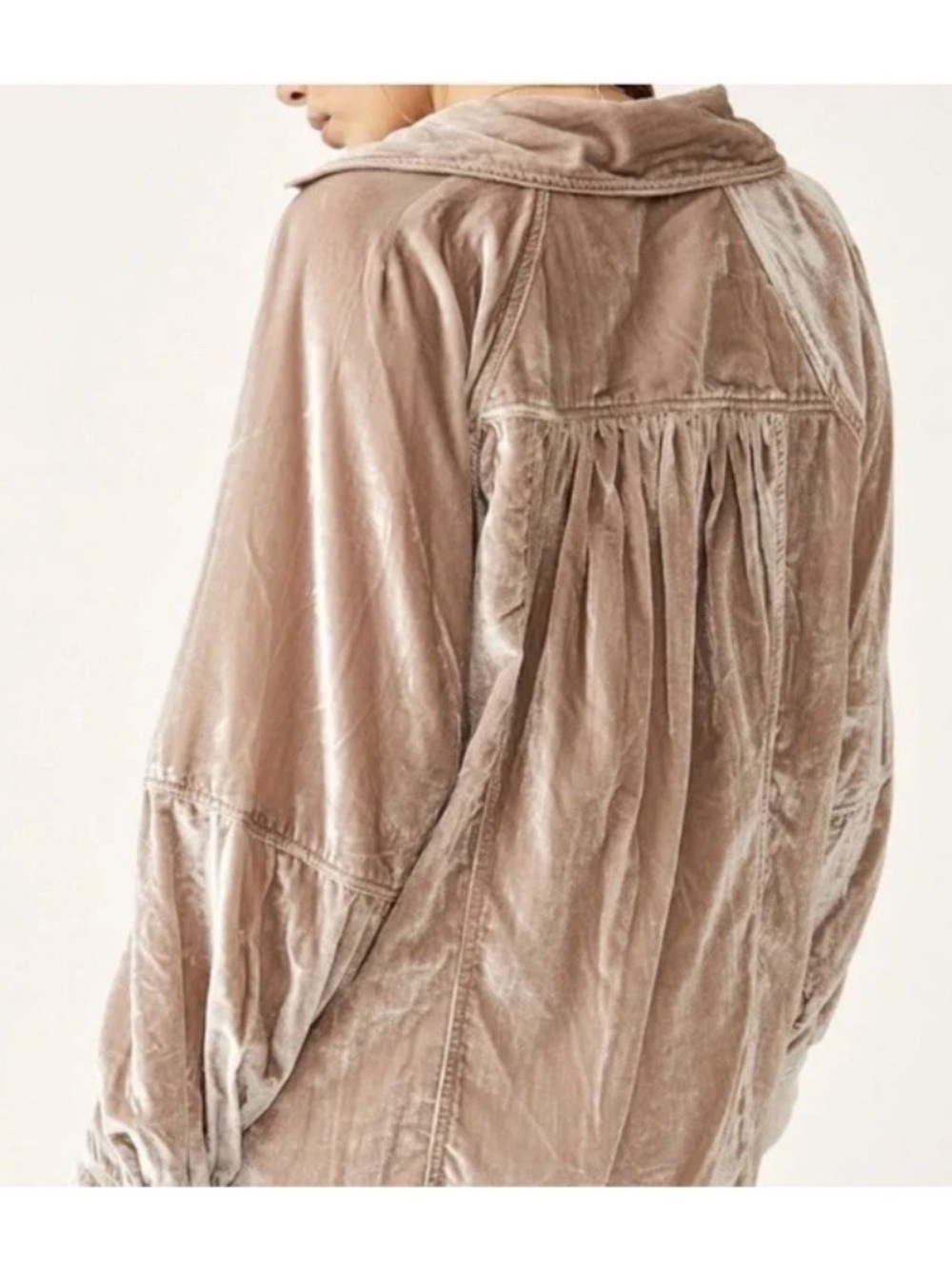 NWOT Anthropologie We The Free Midnight Skies Velvet Mushroom Top Size M 50” - Picture 9 of 9